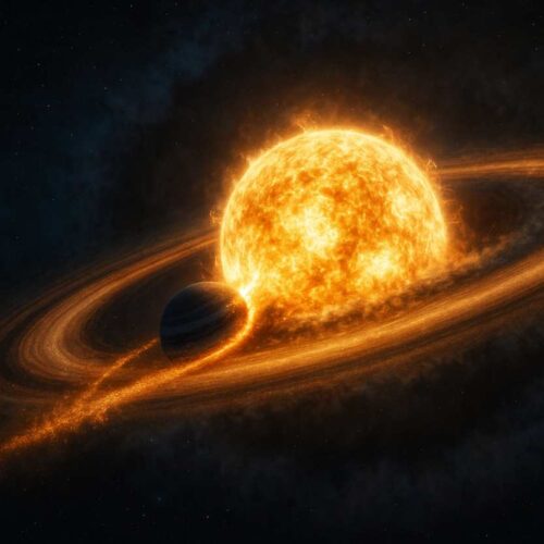 Mondo divorato dalla propria stella: osservato un caso di inglobamento planetario nella Via Lattea