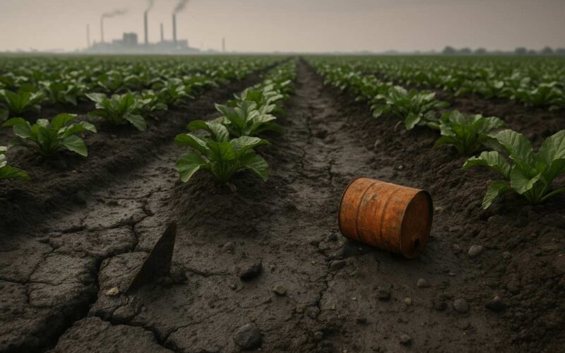 Suoli agricoli contaminati dai metalli pesanti: rischio globale per 1,4 miliardi di persone