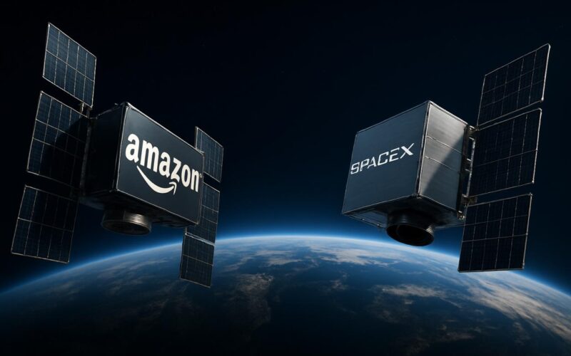 Amazon sfida SpaceX: la guerra dei satelliti e i rischi per la Terra