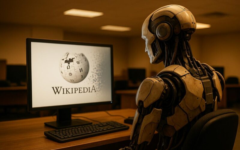 Wikipedia a rischio chiusura, crollano i click umani e crescono quelli dei bot IA