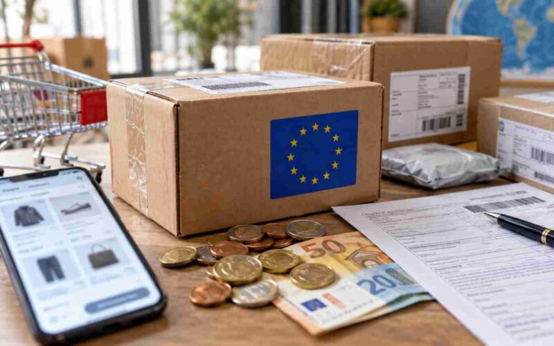 Pacchi extra-UE, dal 1° novembre scatta la tassa da 2 euro: e con l’IVA il conto sale ancora